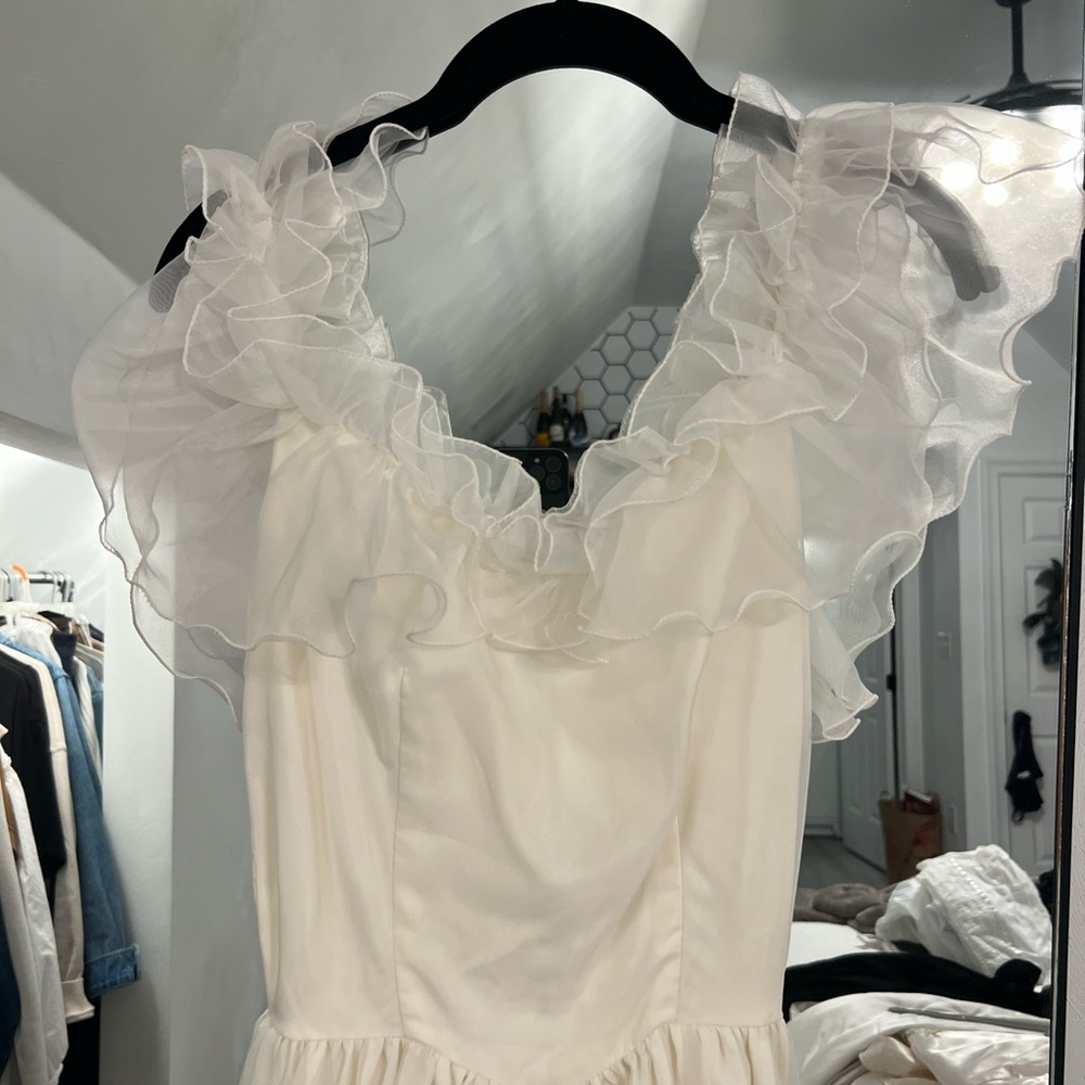 Vintage fun flirty wedding dress or rehearsal dinner dress